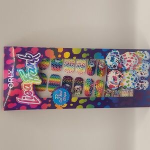 ORLY - Lisa Frank - 22 Gel Nail Strips - Spotty & Dotty - Cute Dogs - NEW
